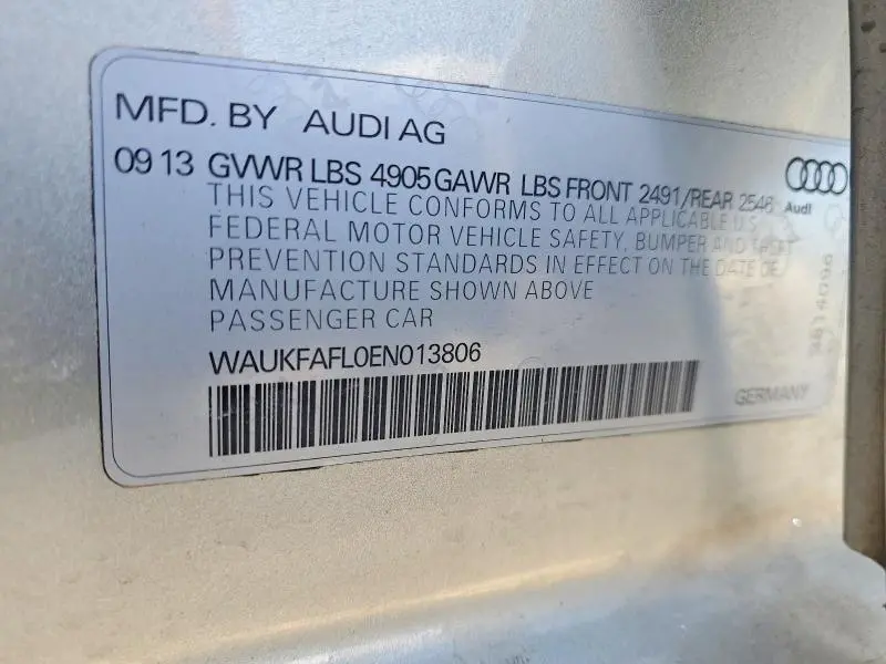 2014 AUDI A4 PRESTIGE  