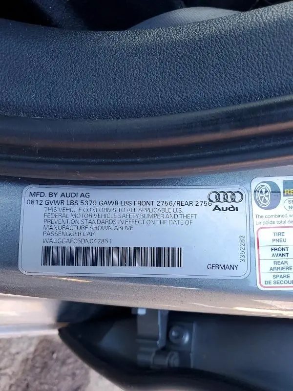 2013 AUDI A6 PREMIUM PLUS  