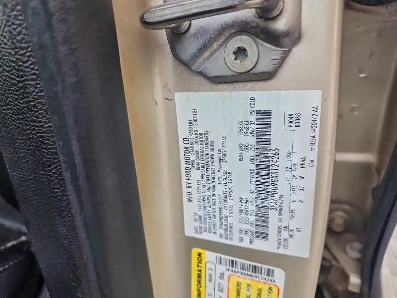 2019 FORD FUSION TITANIUM  