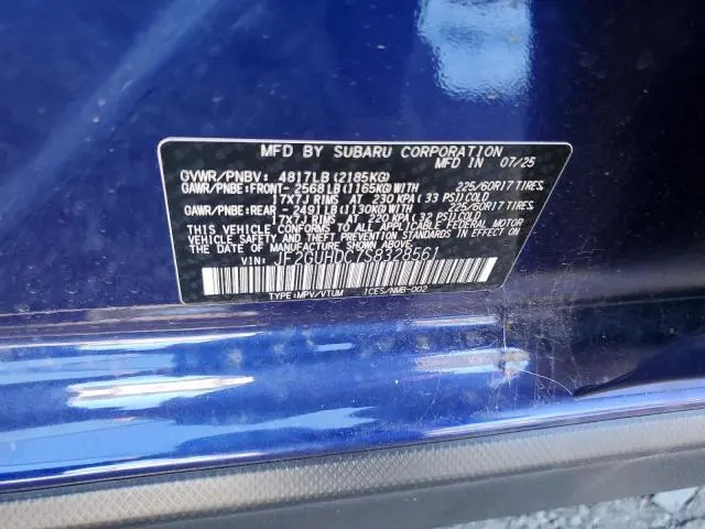 2025 SUBARU CROSSTREK PREMIUM  