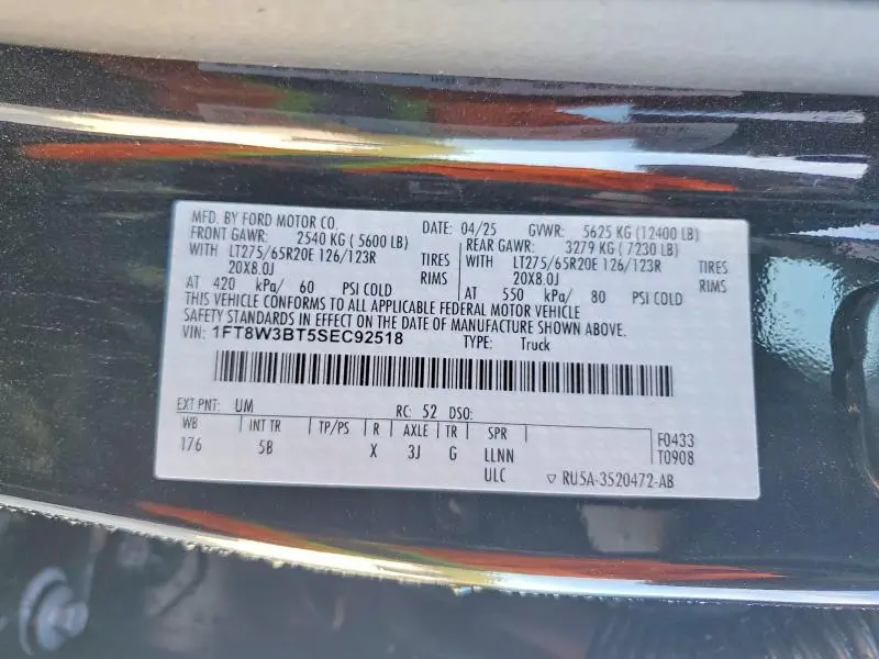2025 FORD F350 SUPER DUTY  