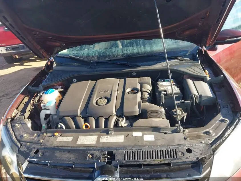 2012 VOLKSWAGEN PASSAT 2.5L S