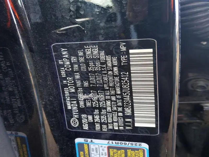 2018 HYUNDAI TUCSON SE  