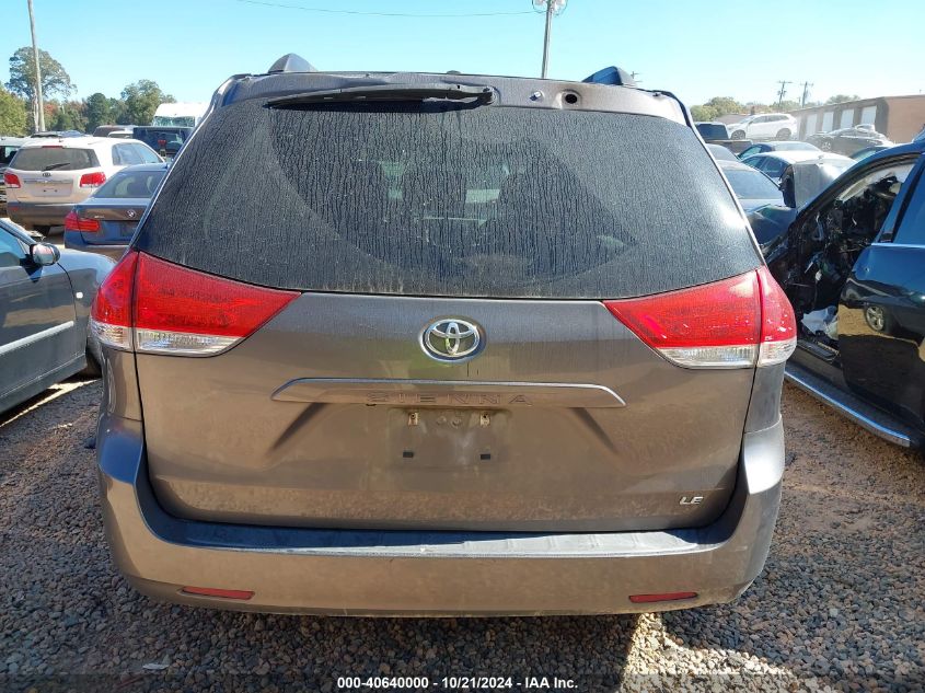 2014 TOYOTA SIENNA LE V6 8 PASSENGER