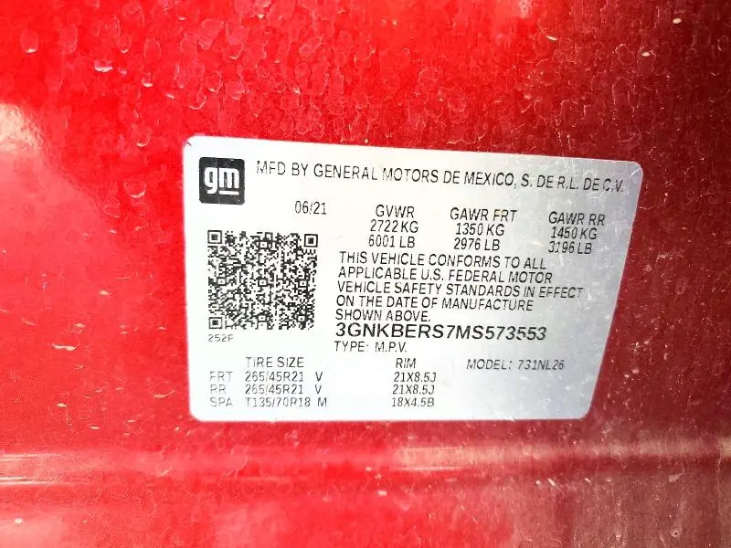 2021 CHEVROLET BLAZER RS  