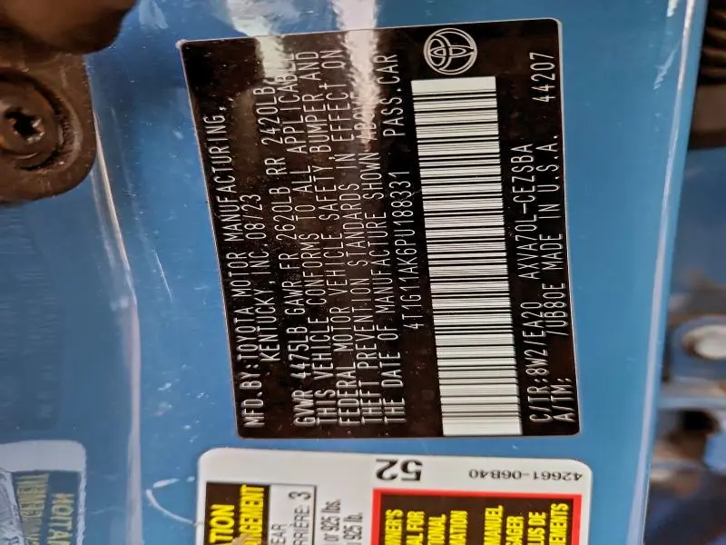 2023 TOYOTA CAMRY SE NIGHT SHADE  