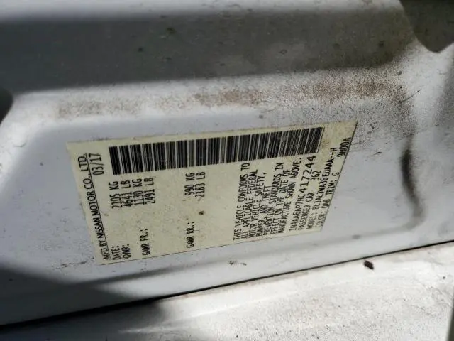 2017 NISSAN MAXIMA 3.5S  