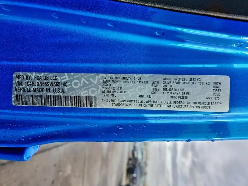 2025 JEEP WRANGLER SPORT 4XE  