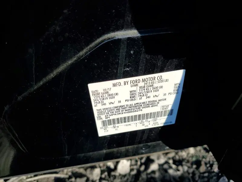 2017 FORD EDGE TITANIUM  