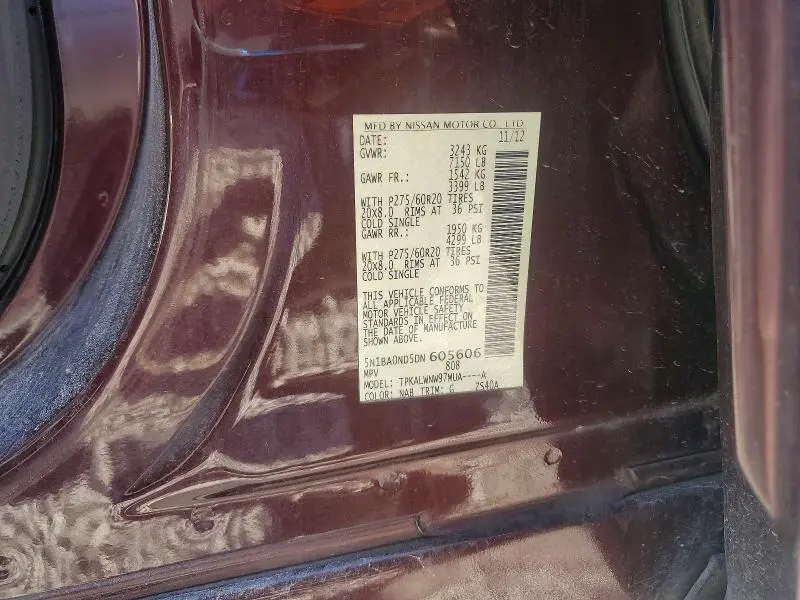 2013 NISSAN ARMADA   