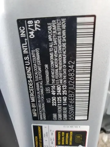 2018 MERCEDES-BENZ C 43 4MATIC AMG  