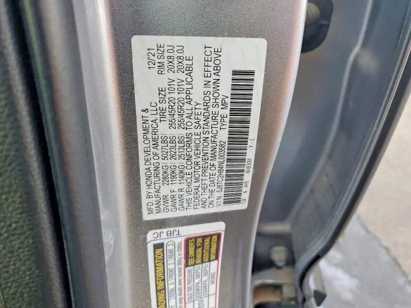 2022 ACURA RDX A-SPEC ADVANCE  