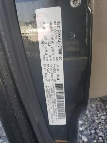 2014 DODGE GRAND CARAVAN SXT  