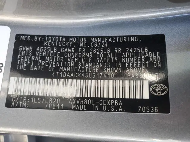 2025 TOYOTA CAMRY XSE  