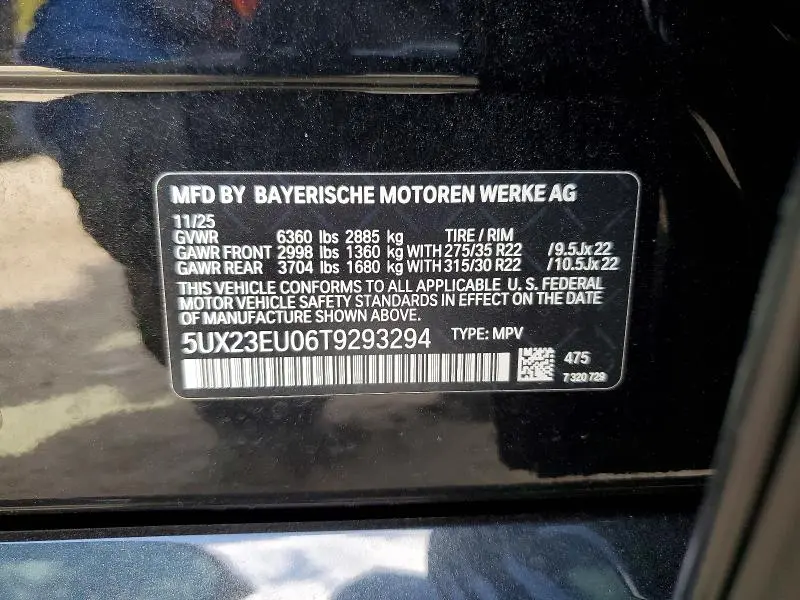 2026 BMW X5 XDRIVE40I  