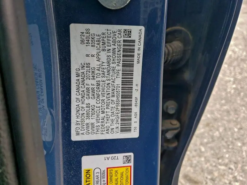 2025 HONDA CIVIC SPORT  