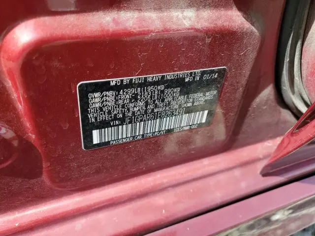 2014 SUBARU IMPREZA SPORT LIMITED  