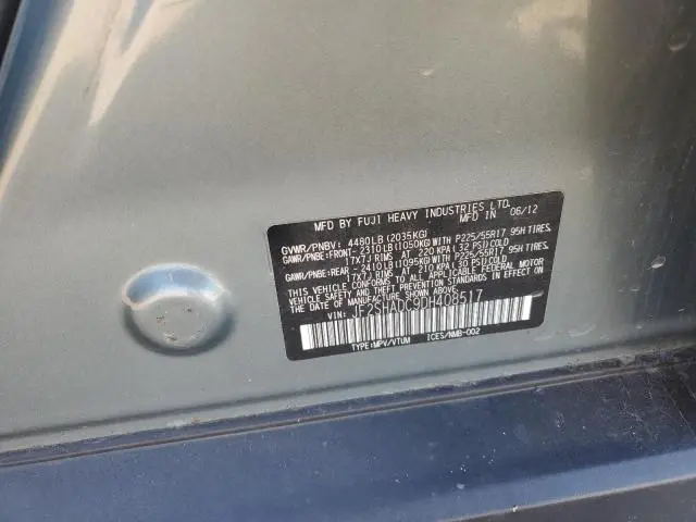 2013 SUBARU FORESTER 2.5X PREMIUM  