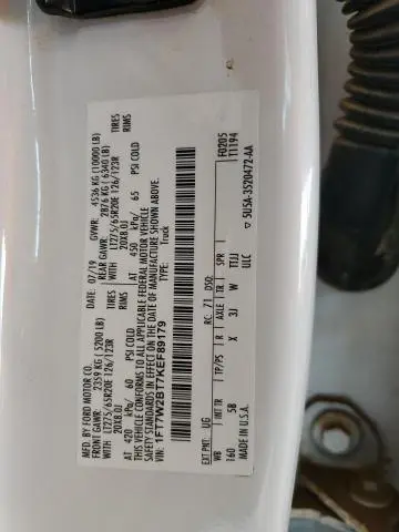 2019 FORD F250 SUPER DUTY  