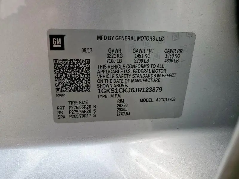 2018 GMC YUKON DENALI  