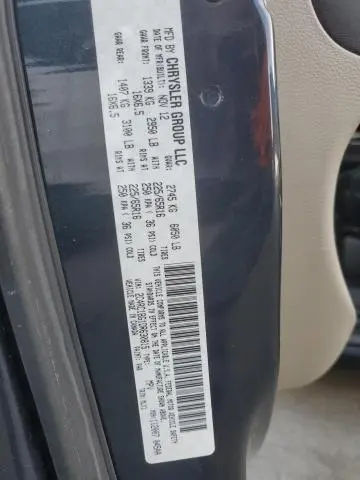 2013 CHRYSLER TOWN & COUNTRY TOURING  