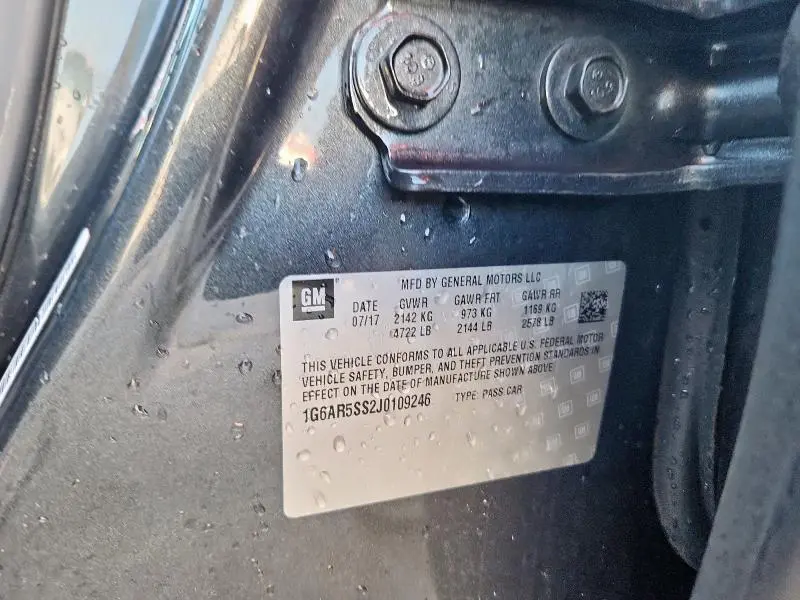 2018 CADILLAC CTS LUXURY  