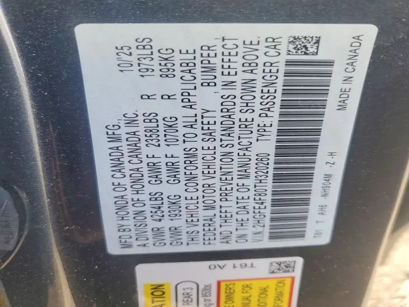 2026 HONDA CIVIC SPORT  