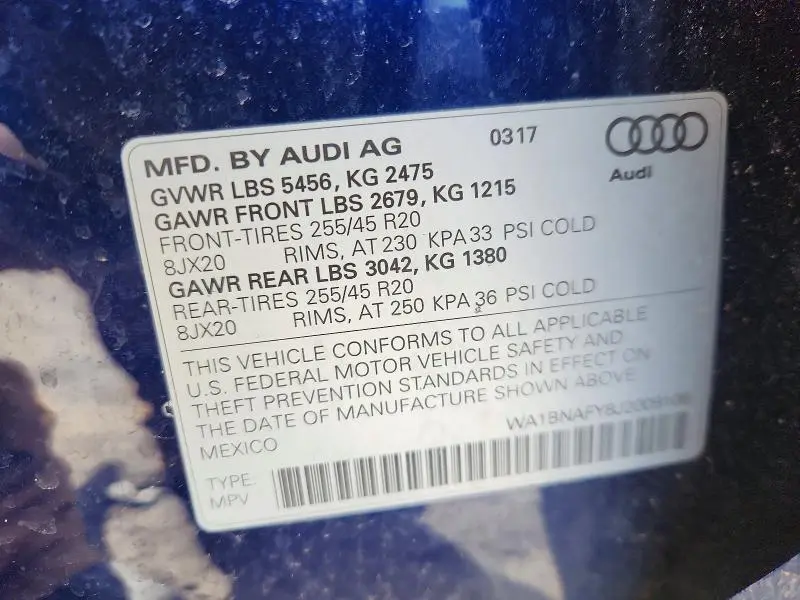 2018 AUDI Q5 PREMIUM PLUS  
