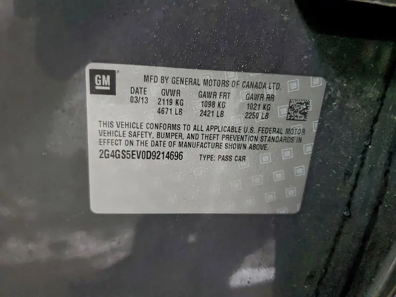 2013 BUICK REGAL PREMIUM  