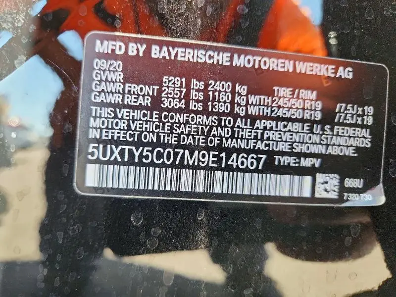 2021 BMW X3 XDRIVE30I  