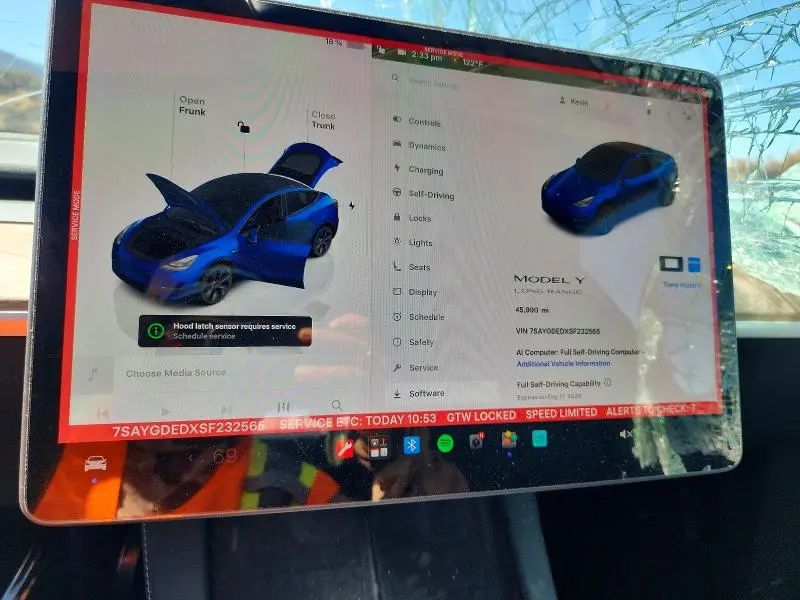 2025 TESLA MODEL Y   