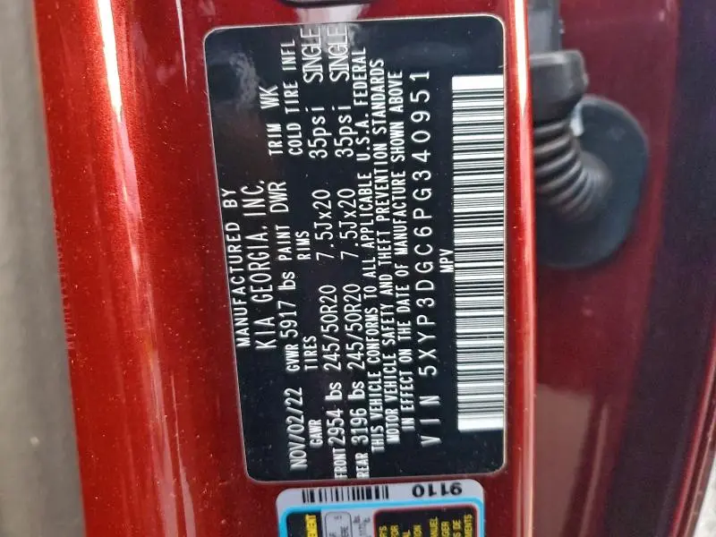 2023 KIA TELLURIDE EX  