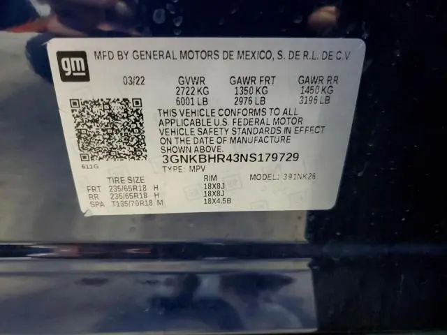 2022 CHEVROLET BLAZER 2LT  