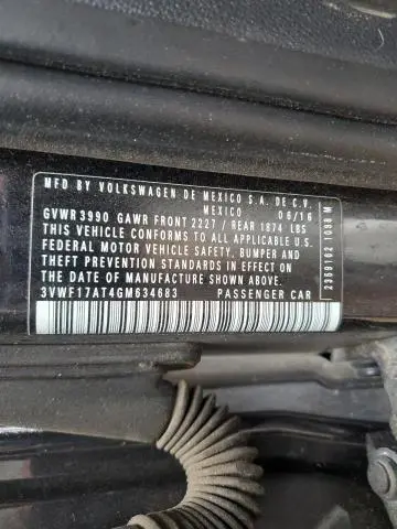 2016 VOLKSWAGEN BEETLE 1.8T  