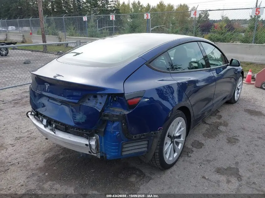 2022 TESLA MODEL 3 REAR-WHEEL DRIVE