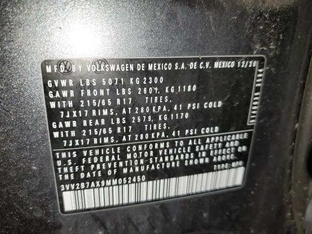 2021 VOLKSWAGEN TIGUAN SE  