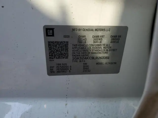 2020 GMC YUKON SLE  