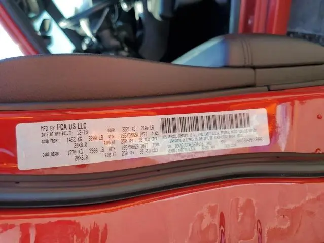 2019 DODGE DURANGO R/T