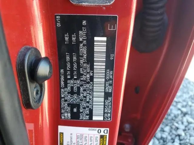 2018 TOYOTA 4RUNNER SR5  