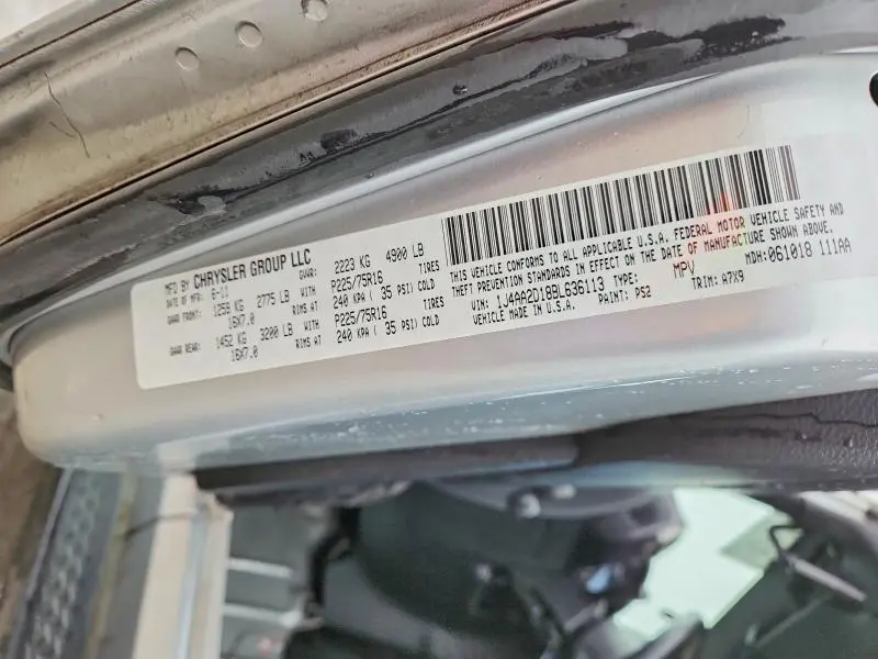 2011 JEEP WRANGLER SPORT  