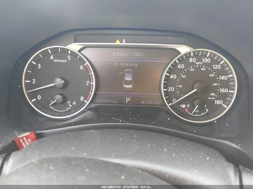 2019 NISSAN ALTIMA 2.0 SR