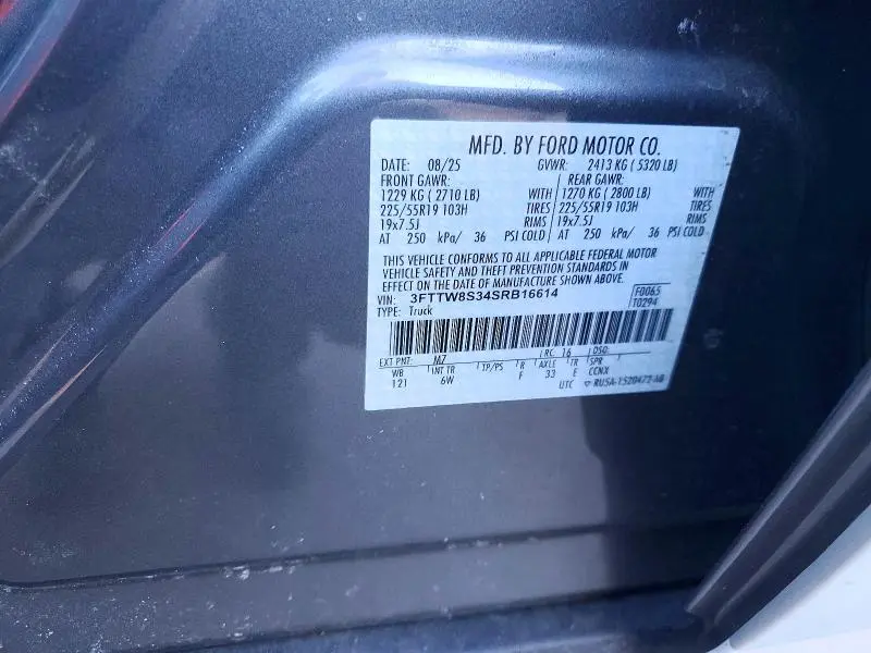 2025 FORD MAVERICK LARIAT  