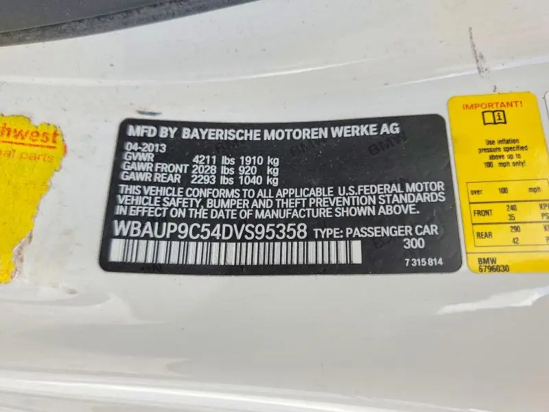 2013 BMW 128 I  
