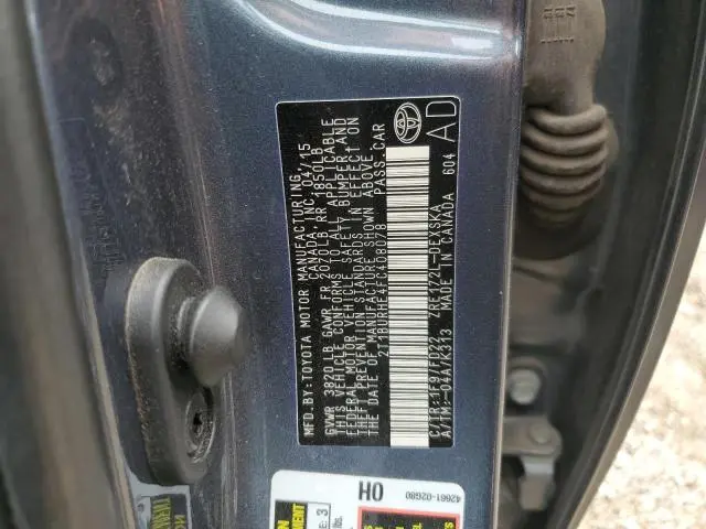 2015 TOYOTA COROLLA L  