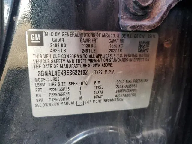 2014 CHEVROLET CAPTIVA LTZ  