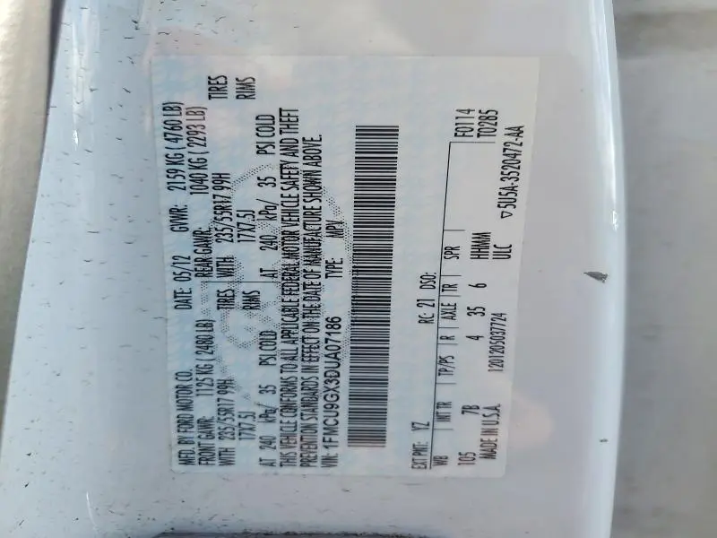2013 FORD ESCAPE SE  