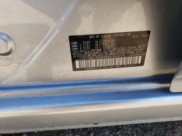 2020 SUBARU IMPREZA   
