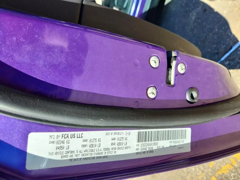 2016 DODGE CHALLENGER SXT  