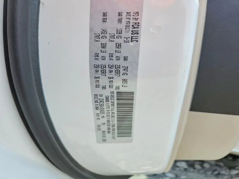2018 CHRYSLER PACIFICA TOURING L  