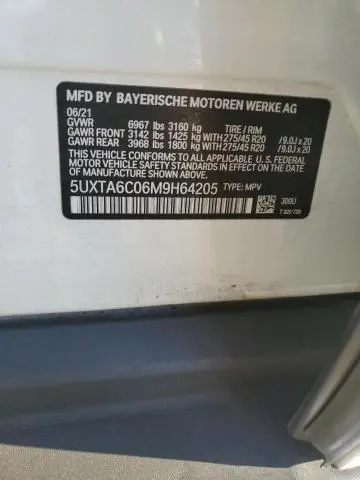 2021 BMW X5 XDRIVE45E  